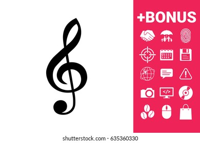 Treble clef icon