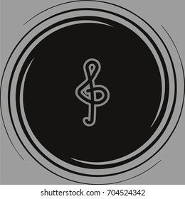 treble clef icon