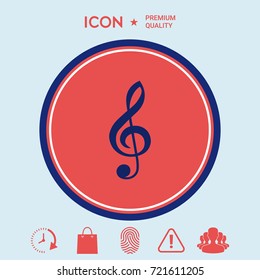 Treble clef icon