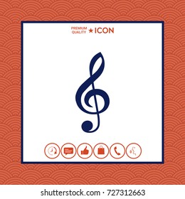 Treble clef icon