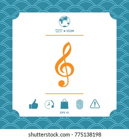 Treble clef icon