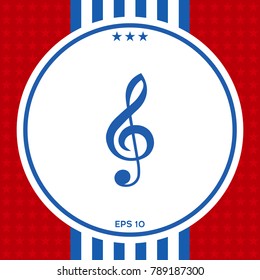 Treble clef icon