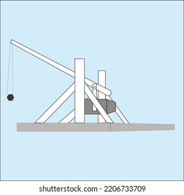 The Trebuchet Was A Giant 1st Class Lever In Which The Fulcrum Was Closer To The Effort Force For Teaching Material