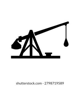 Trebuchet Icon for Medieval Siege Warfare History