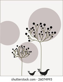 tree with 2 little birds