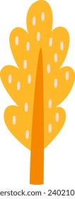 Ilustración de vectores de iconos de resumen de árbol