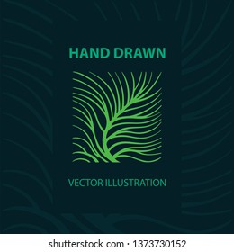 Tree abstract logo and illustration. 