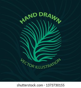 Tree abstract logo and illustration. 
