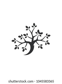 tree abstract logo template