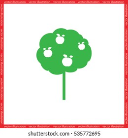 tree apple icon vector illustration eps10.