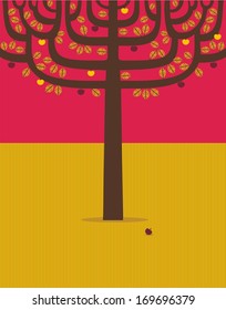 tree with apples