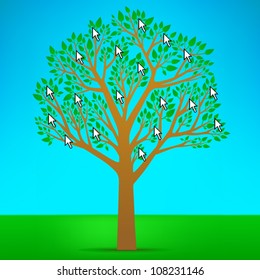 Tree with ARROW fruits