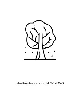 Tree, autumn icon. Element of autumn icon