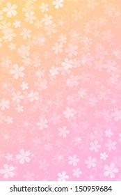 Tree background pink cherry