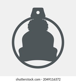 Tree ball toy decoration quality vector illustration cut