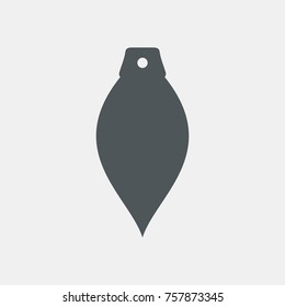 Tree ball toy decoration quality vector illustration cut