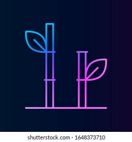 Tree, bamboo nolan icon. Simple thin line, outline vector of treeicons for ui and ux, website or mobile application
