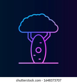Tree, baobab nolan icon. Simple thin line, outline vector of treeicons for ui and ux, website or mobile application