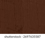 Tree bark background with natural cracks. Rugged grain brown surface, organic exterior. Wood texture pattern, rustic or vintage design, forest concept. Creative decorative material vector illustration