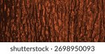 Tree bark background with natural cracks. Rugged grain brown surface, organic exterior. Wood texture pattern, rustic or vintage design, forest concept. Creative decorative material vector illustration