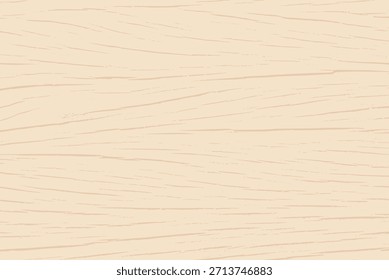Fundo de casca de árvore com fendas naturais. Superfície bege de grão resistente, exterior orgânico. Padrão de textura de madeira, design rústico ou vintage, conceito de floresta. Ilustração vetorial de material decorativo criativo