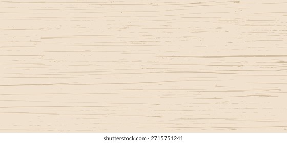 Fundo de casca de árvore com fendas naturais. Superfície bege de grão resistente, exterior orgânico. Padrão de textura de madeira, design rústico ou vintage, conceito de floresta. Ilustração vetorial de material decorativo criativo