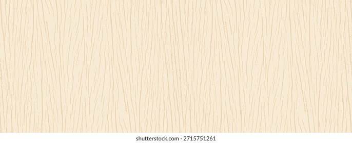 Fondo de corteza de árbol con grietas naturales. Superficie beige de grano robusto, exterior orgánico. Patrón de textura de madera, diseño rústico o vintage, concepto de bosque. Ilustración vectorial de material decorativo creativo
