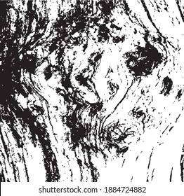 Tree bark. Tree core. Design element. Background texture, vector illustration.