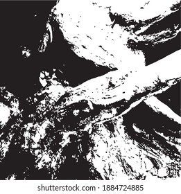 Tree bark. Tree core. Design element. Background texture, vector illustration.