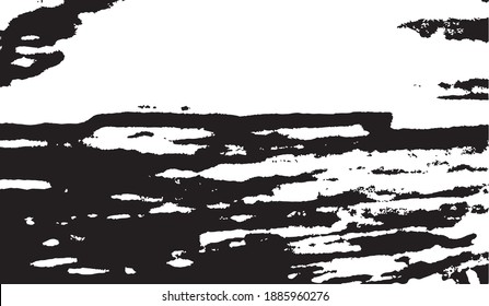 Tree bark. Tree core. Design element. Background texture, vector illustration.