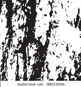 Tree bark. Design element. Background texture, vector illustration.