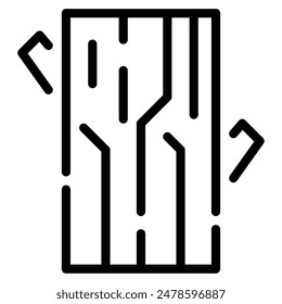 Tree Bark icon for web, app, infographic etc