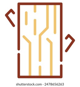 Tree Bark icon for web, app, infographic etc