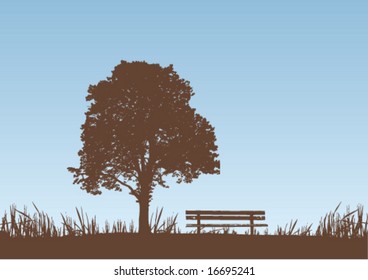 Tree & Bench