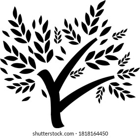tree black graphic icon and symbol