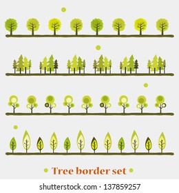 Tree border set