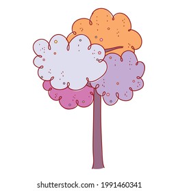 tree botanical plant isolated icon