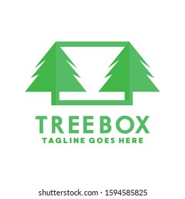 Tree Box Logo Design For Business And Company
