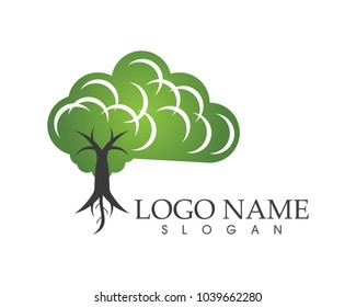 Tree Brain Icon Logo Design Stock Vector (royalty Free) 1039662280 