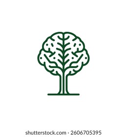 Tree Brain Logo for sale.