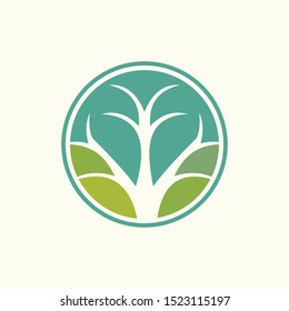 Tree Branch Circle Environment Creative Abstract Business Logo