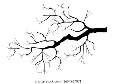 Icono de árbol muerto de rama de árbol