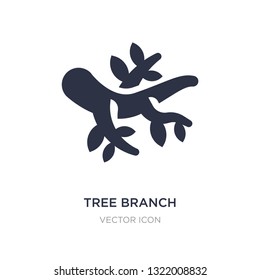 tree branch icon on white background. Simple element illustration from Autumn concept. tree branch sign icon symbol design.