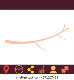 Tree Branch  icon. Vector design.