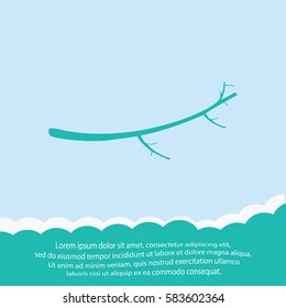 Tree Branch  icon. Vector design.