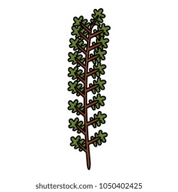 tree branch with leafs
