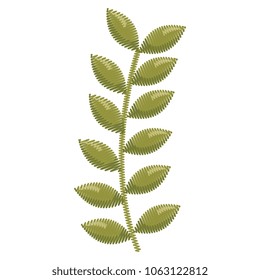 tree branch with leafs