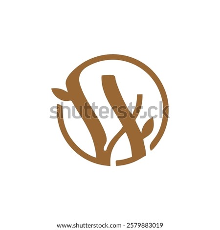 tree branch logo design vector,editable eps 10