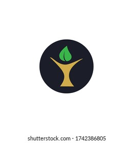 Logo-Vektor-Design für Baumzweige