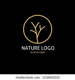 Tree Branch Nature Logo Design Concept. Perfect for Your Logo.